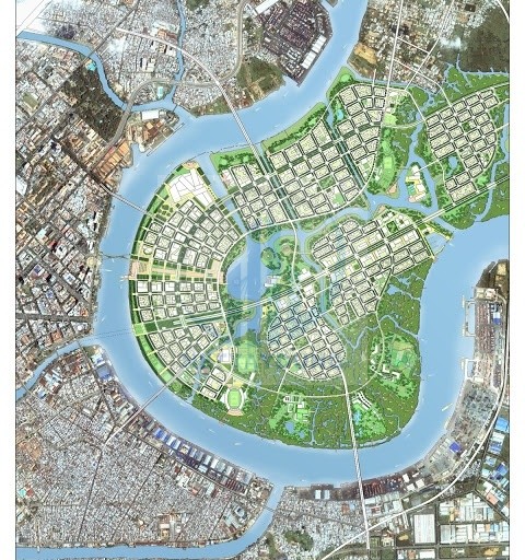 Bản vẽ autocad quy hoạch chi tiết Thủ Thiêm - Ảnh 3